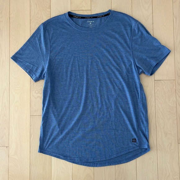 Men’s Layer 8 Polyester Tshirt Blue - Picture 1 of 2
